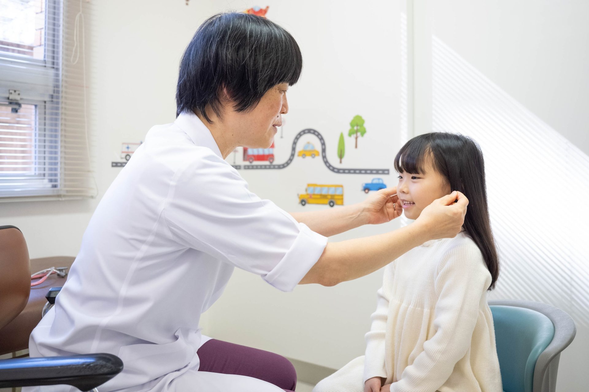 急な疾患から 発達や発育まで 幅広く診療